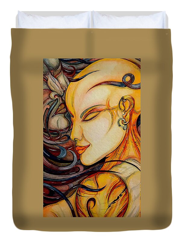 Forehead Kiss - Duvet Cover