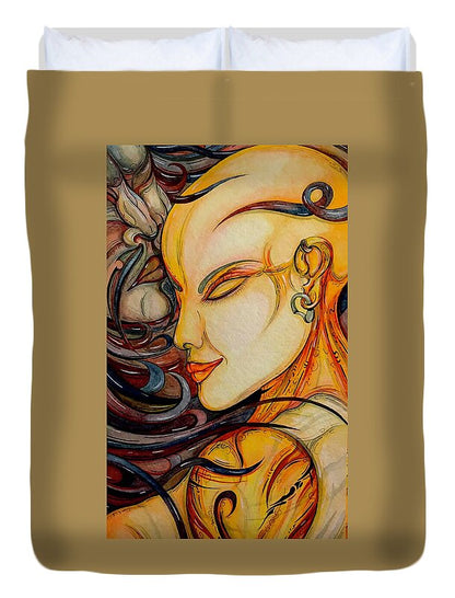 Forehead Kiss - Duvet Cover