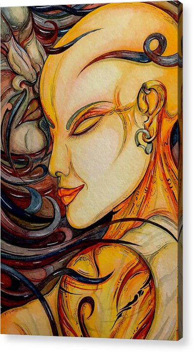 Forehead Kiss - Acrylic Print