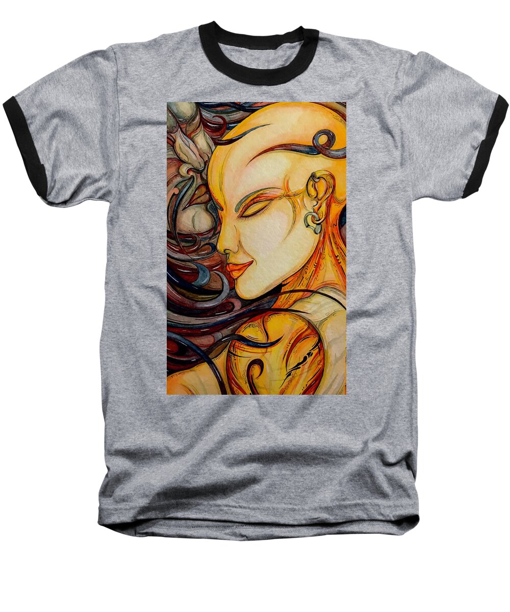 Forehead Kiss - Baseball T-Shirt