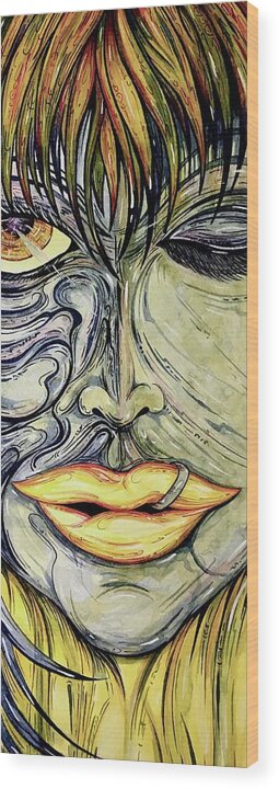 Froggy - Wood Print