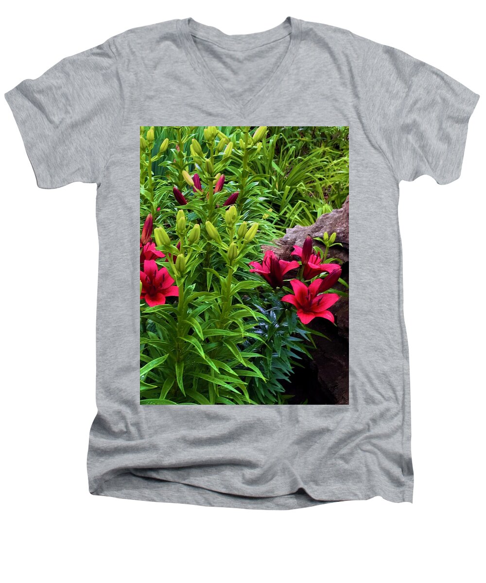 Garden Love - Men's V-Neck T-Shirt