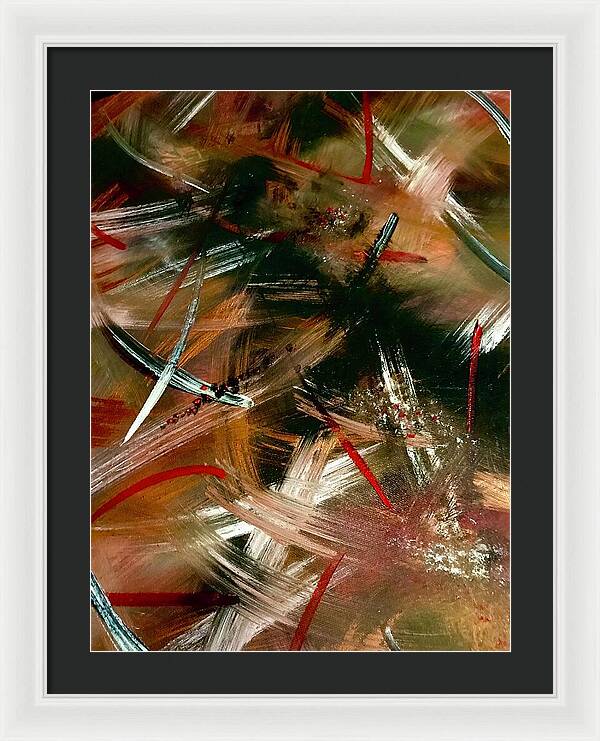 Gold Feather 1 - Framed Print