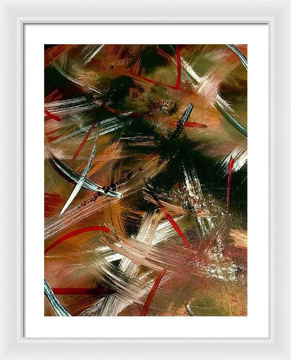 Gold Feather 1 - Framed Print