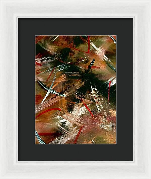 Gold Feather 1 - Framed Print