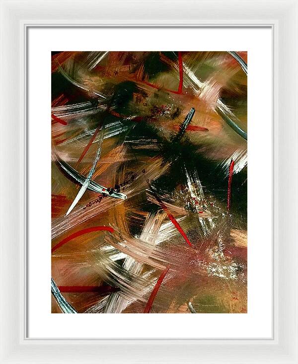 Gold Feather 1 - Framed Print