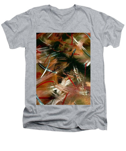 Gold Feather 1 - Men's V-Neck T-Shirt