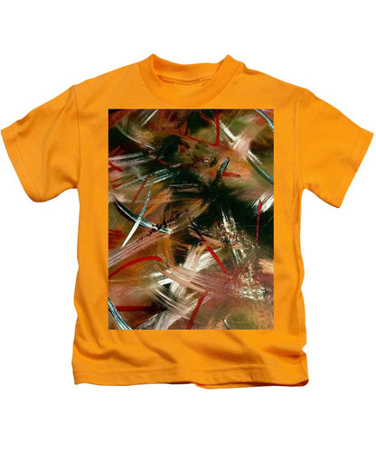 Gold Feather 1 - Kids T-Shirt