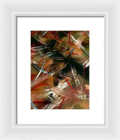 Gold Feather 1 - Framed Print