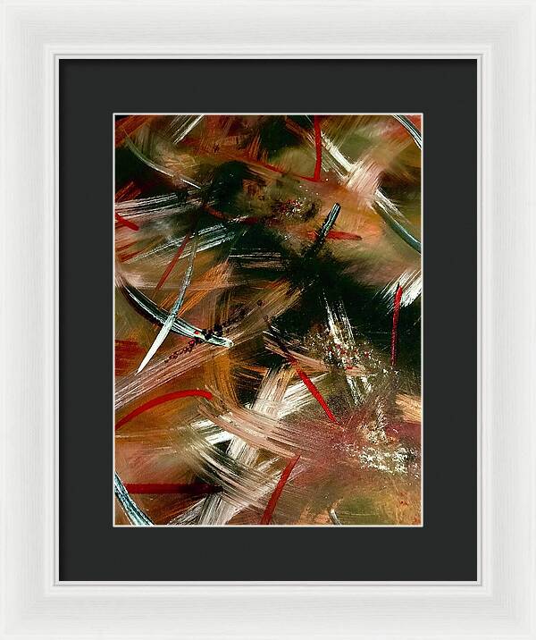 Gold Feather 1 - Framed Print