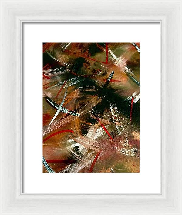 Gold Feather 1 - Framed Print