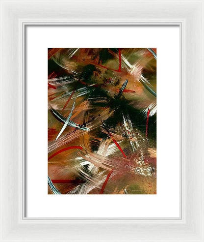 Gold Feather 1 - Framed Print