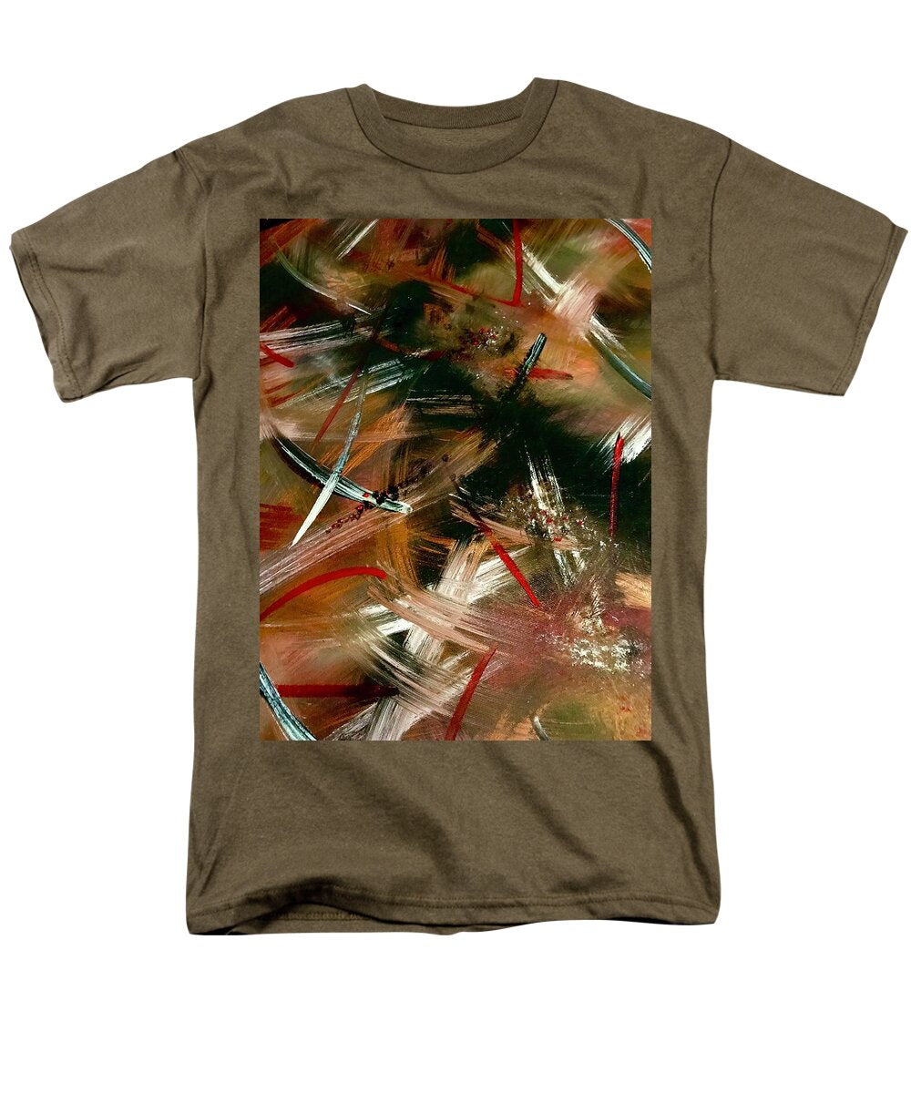 Gold Feather 1 - Men's T-Shirt  (Regular Fit)