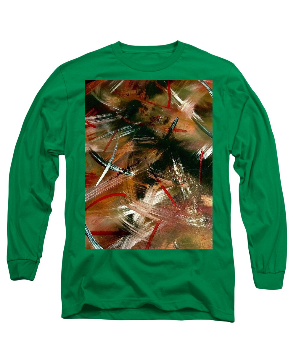 Gold Feather 1 - Long Sleeve T-Shirt