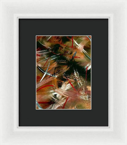 Gold Feather 1 - Framed Print