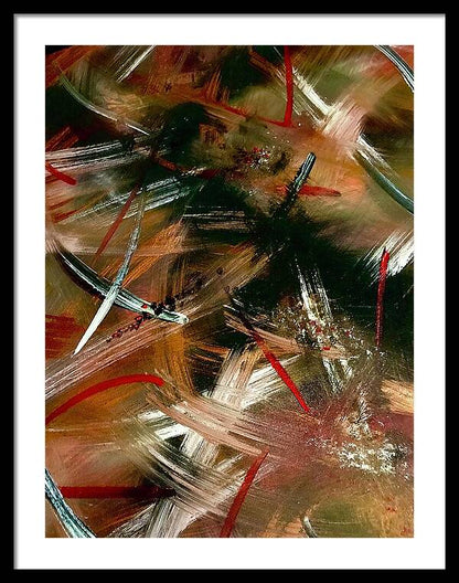 Gold Feather 1 - Framed Print