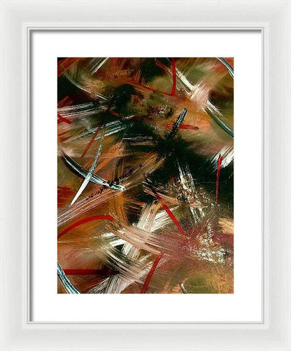 Gold Feather 1 - Framed Print