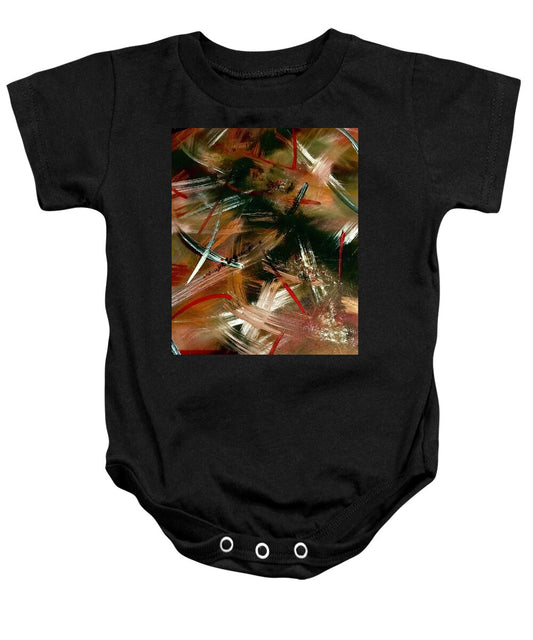 Gold Feather 1 - Baby Onesie