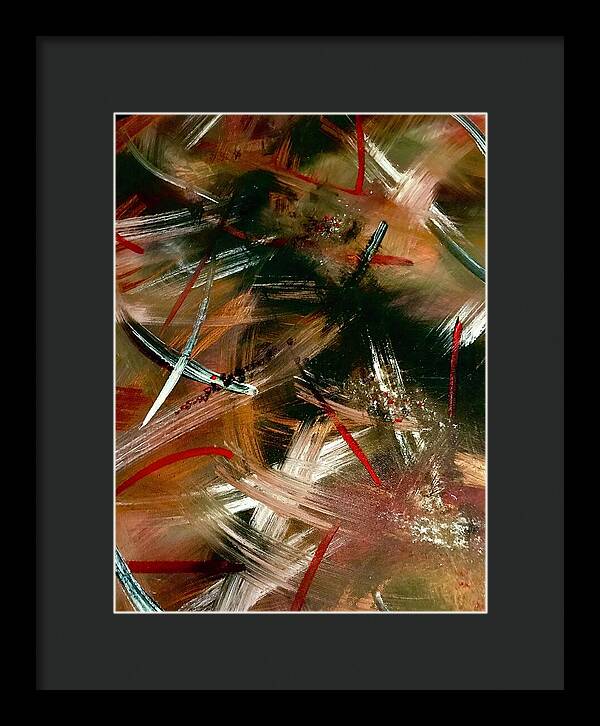 Gold Feather 1 - Framed Print