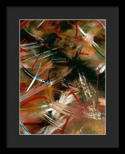 Gold Feather 1 - Framed Print