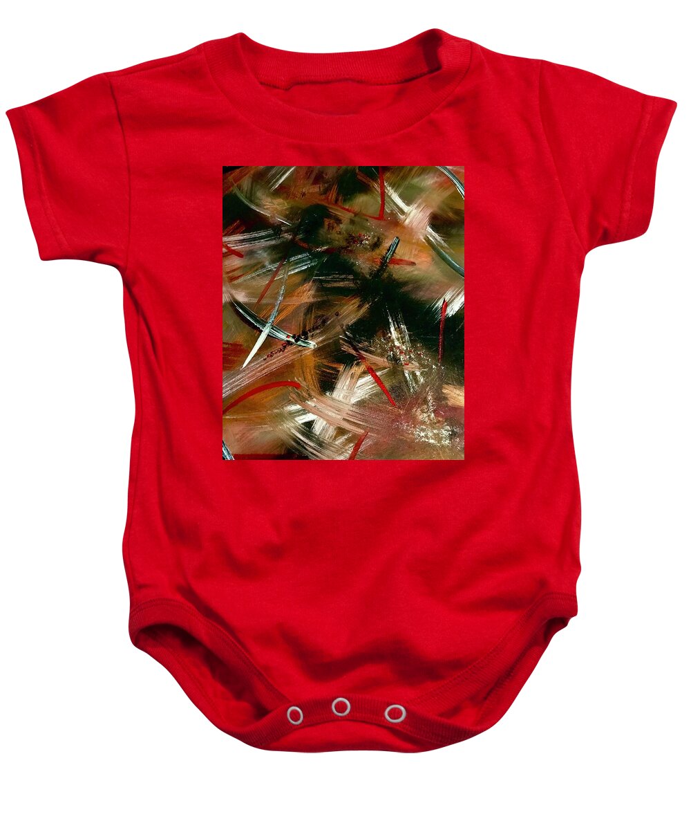 Gold Feather 1 - Baby Onesie
