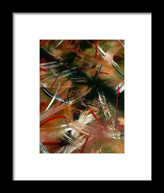 Gold Feather 1 - Framed Print