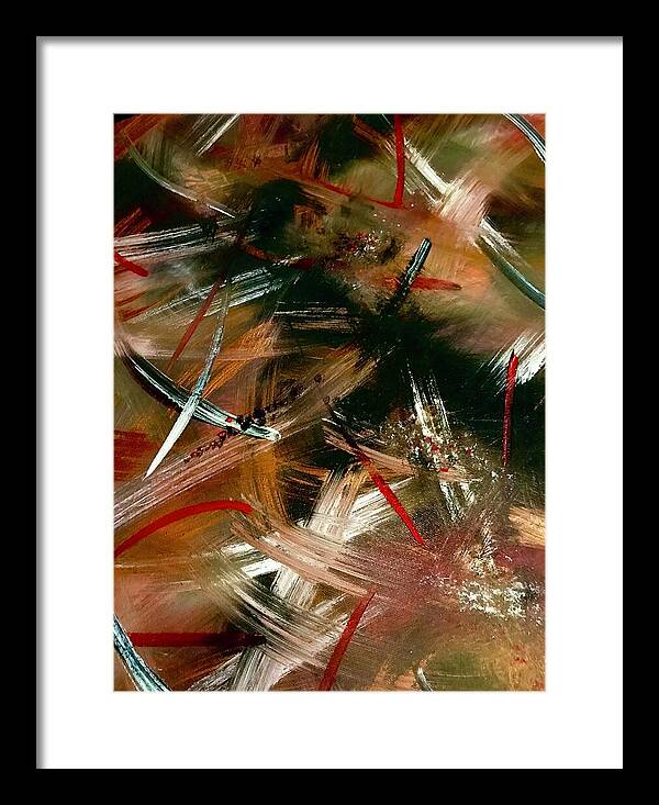 Gold Feather 1 - Framed Print