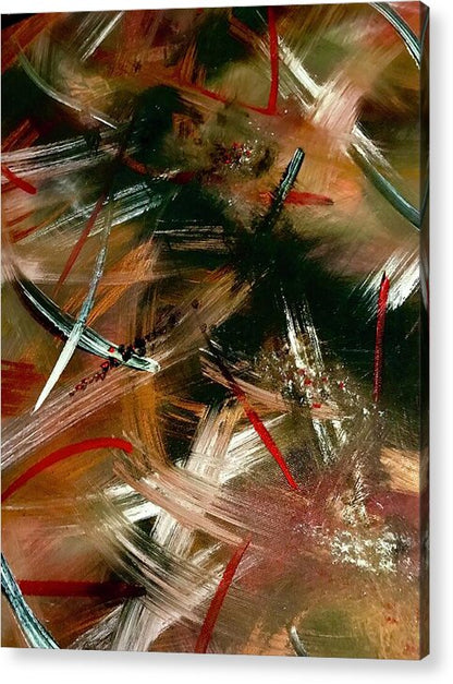 Gold Feather 1 - Acrylic Print