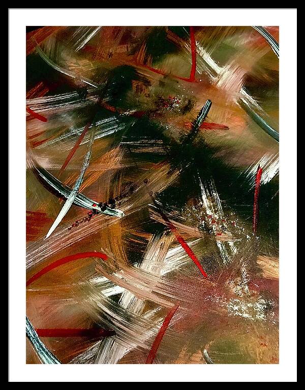 Gold Feather 1 - Framed Print