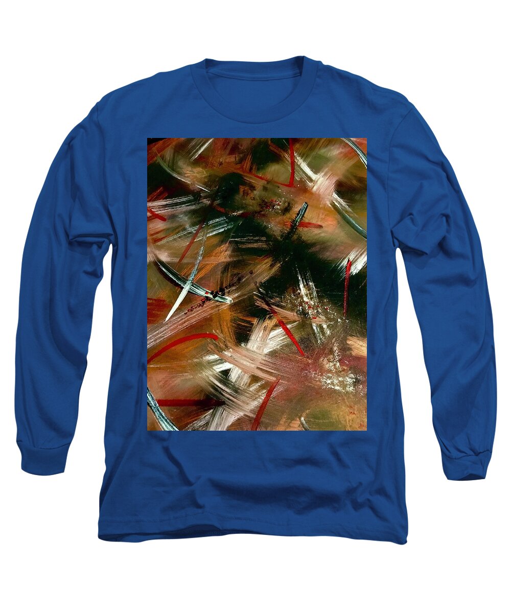 Gold Feather 1 - Long Sleeve T-Shirt