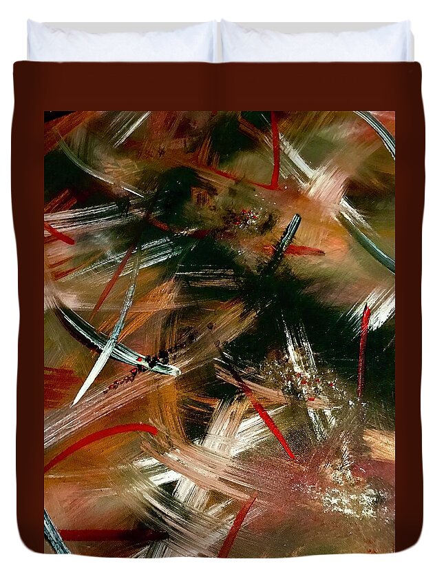 Gold Feather 1 - Duvet Cover