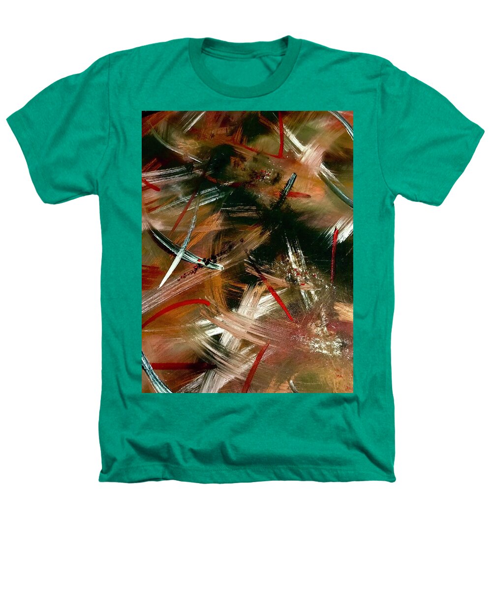 Gold Feather 1 - Heathers T-Shirt