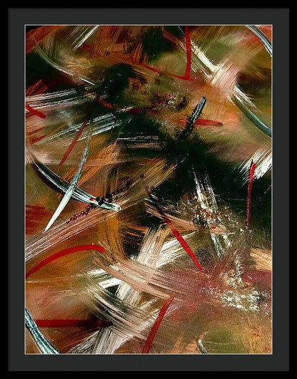 Gold Feather 1 - Framed Print