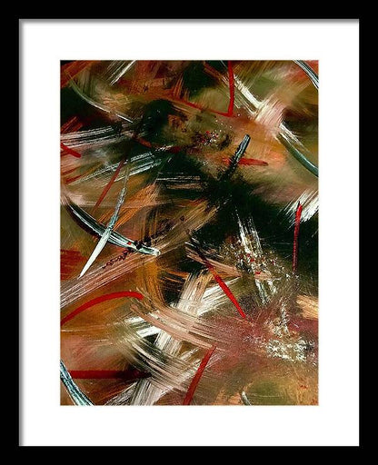 Gold Feather 1 - Framed Print