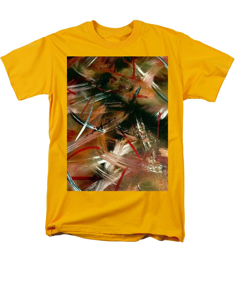 Gold Feather 1 - Men's T-Shirt  (Regular Fit)