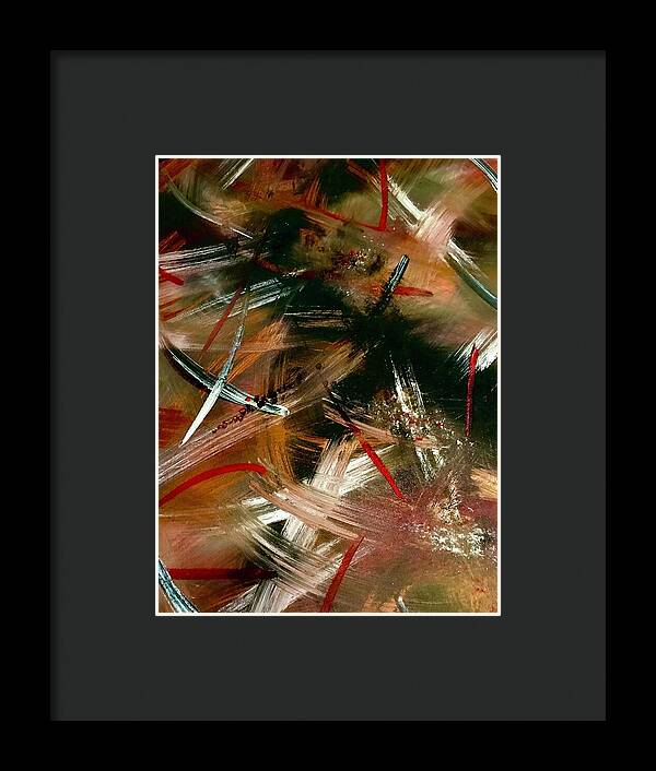Gold Feather 1 - Framed Print