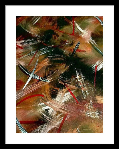 Gold Feather 1 - Framed Print