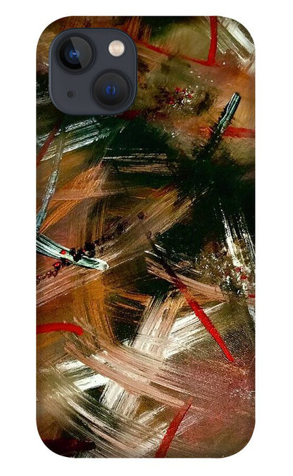 Gold Feather 1 - Phone Case