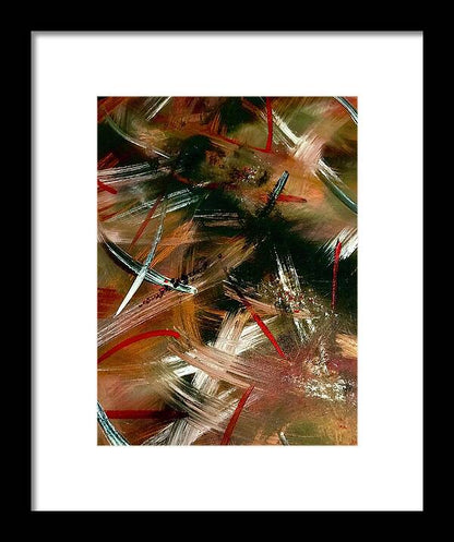Gold Feather 1 - Framed Print