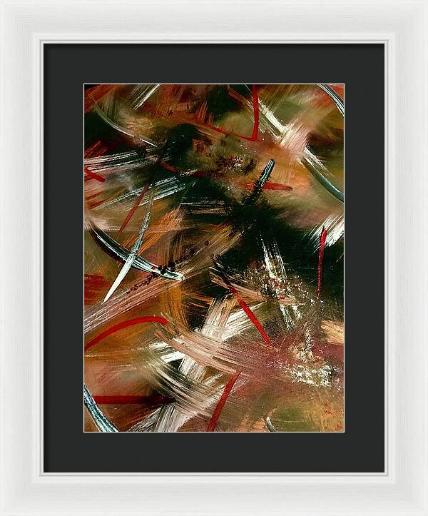 Gold Feather 1 - Framed Print