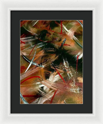 Gold Feather 1 - Framed Print