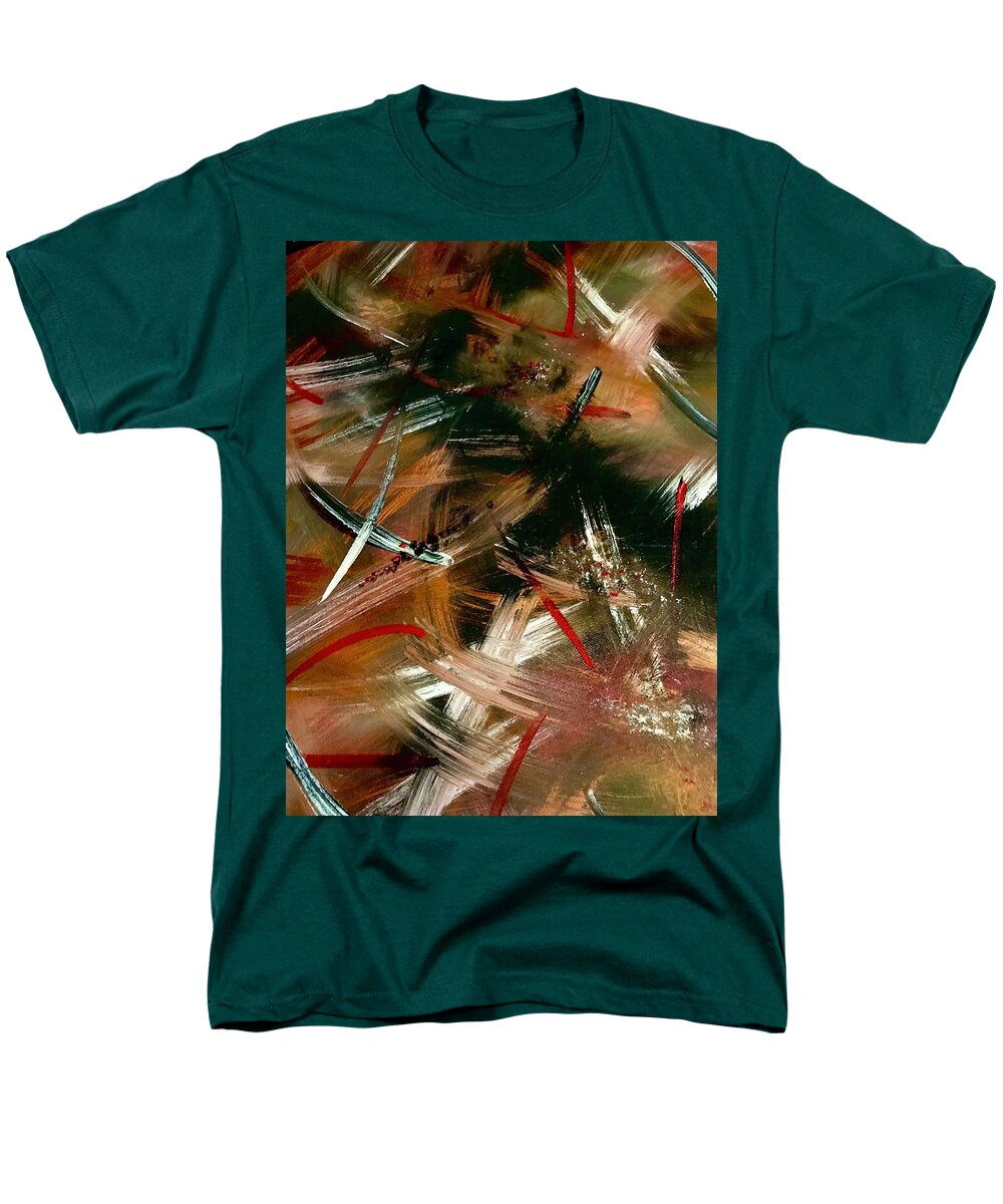 Gold Feather 1 - Men's T-Shirt  (Regular Fit)