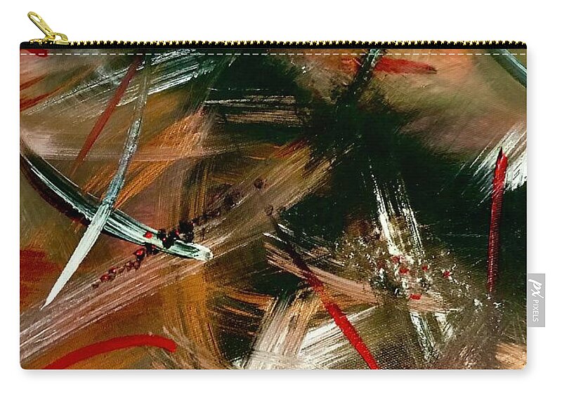 Gold Feather 1 - Zip Pouch