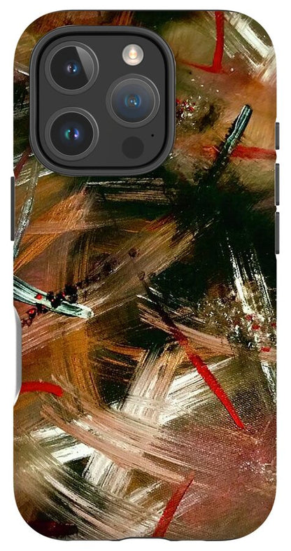 Gold Feather 1 - Phone Case