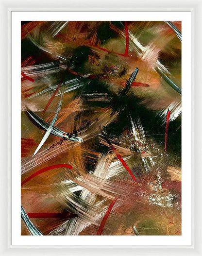 Gold Feather 1 - Framed Print
