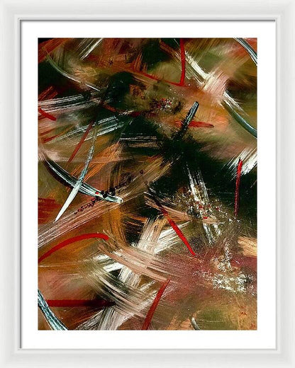 Gold Feather 1 - Framed Print