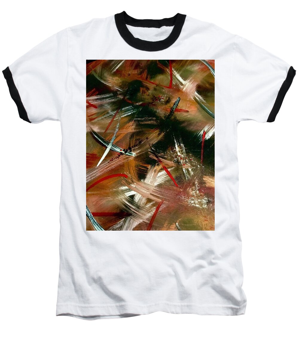 Gold Feather 1 - Baseball T-Shirt