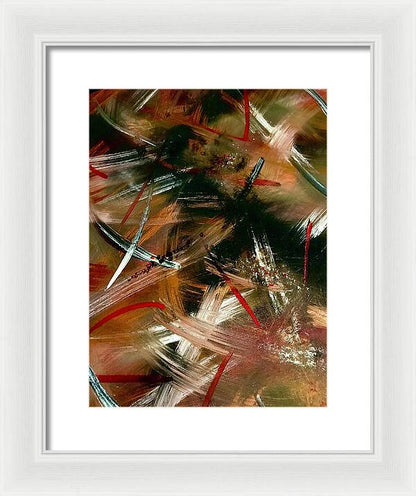 Gold Feather 1 - Framed Print