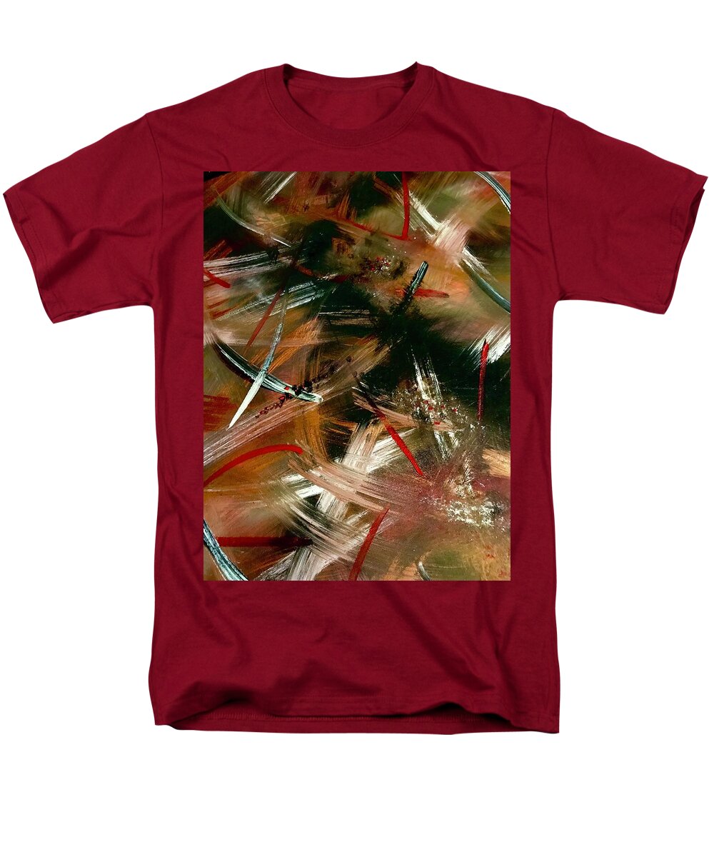 Gold Feather 1 - Men's T-Shirt  (Regular Fit)