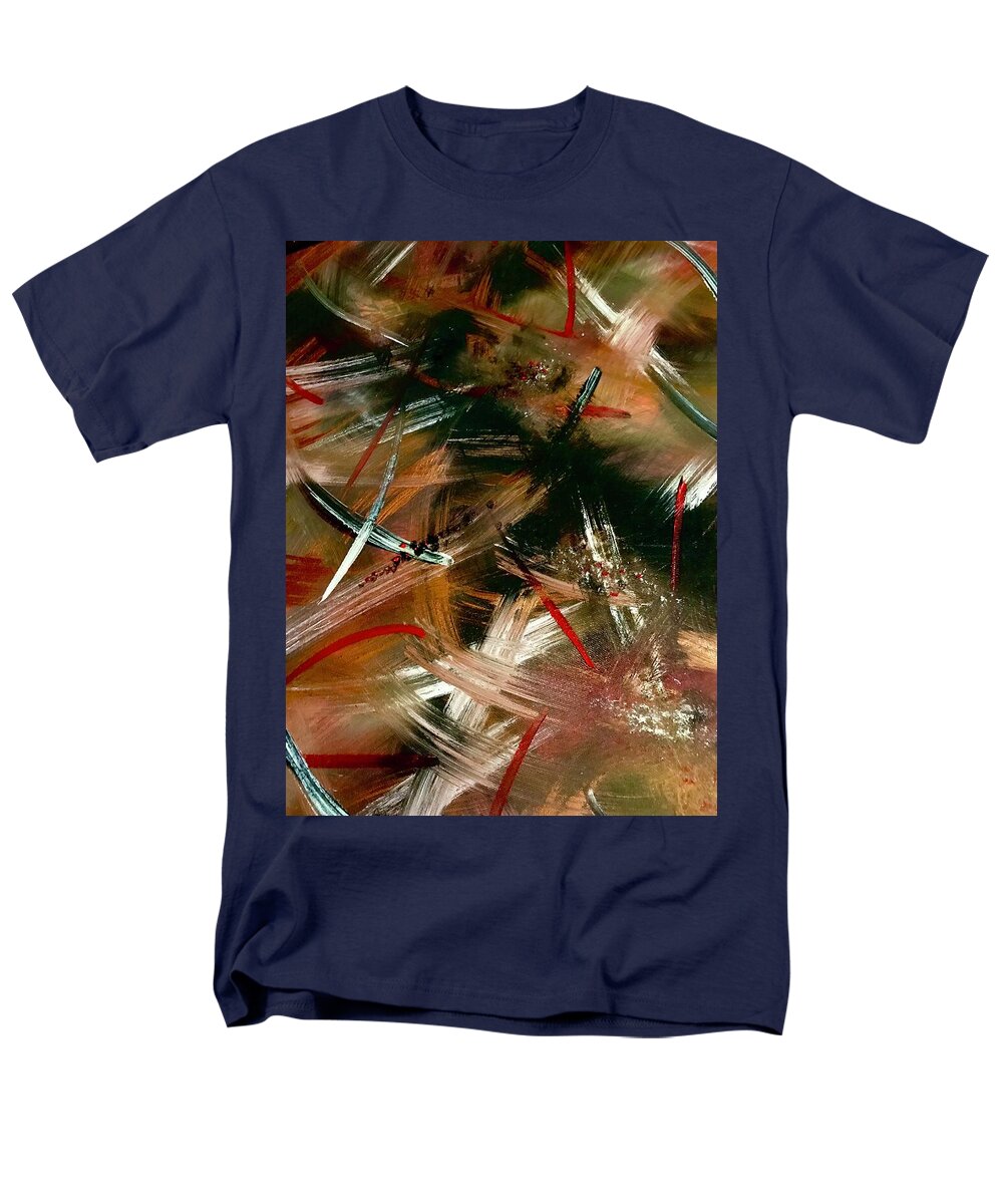 Gold Feather 1 - Men's T-Shirt  (Regular Fit)